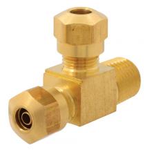 Paulin D1471-6C - 3/8"x3/8" D.O.T. Air Brake Run Tee Male Brass