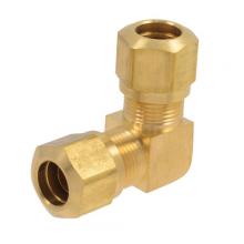 Paulin D1465-4 - 1/4" D.O.T. Air Brake Union Elbow 90° Brass