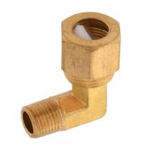 Paulin D969-6D - 3/8"x1/2" Compression Male Elbow 90° Brass
