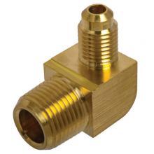 Paulin D49-6A - 3/8"x1/8" Flare Elbow 90° Forged Brass