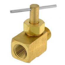 Paulin D17-A - 1/8" Needle Valve Straight Brass