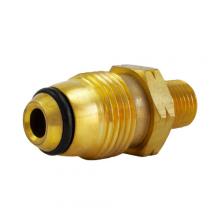 Paulin D2014-CH - 3/8" POL Adaptor (MNPT, Hardnose) Brass