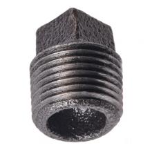 Paulin DBM109-N - 6" Square Head Pipe Plug Cored MI FRGD sched 40 (150#) Galvanized