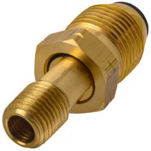 Paulin D2002-H - 1/4" MNPT Full Flow POL Tailpiece Assembly (Hardnose) Brass