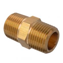 Paulin D122-E - 3/4" Hex Pipe Nipple Brass