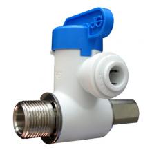 Paulin D6114-4 - 3/8"x3/8"x1/4" John Guest PTC Angle Valve Acetal