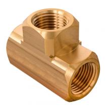 Paulin D101-E - 1/8" Pipe Tee Extruded Brass