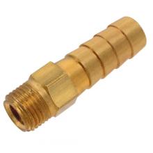 Paulin D2200-4 - 1/4"x1/4" Hose Barb Inverted Flare Brass