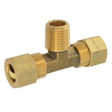 Paulin D72-4A - 1/4"x1/8" Compression Tee Brass