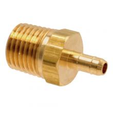 Paulin D468-4A - 1/4"x1/8" Sure-Barb Connector Brass