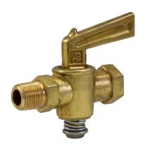 Paulin D48-C - 3/8" Drain Cock Plug Type Brass
