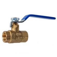 Paulin DBV2103-B-CGA - 1/4" Ball Valve 600 P.S.I. CGA 3.16 Two-Way Full Port Brass