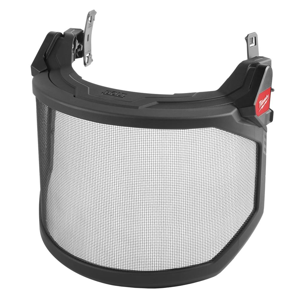 BOLT™ Full Face Shield - Metal Mesh (Compatible with Milwaukee® Safety Helmets & Hard Hats)<span class=' ItemWarning' style='display:block;'>Item is usually in stock, but we&#39;ll be in touch if there&#39;s a problem<br /></span>