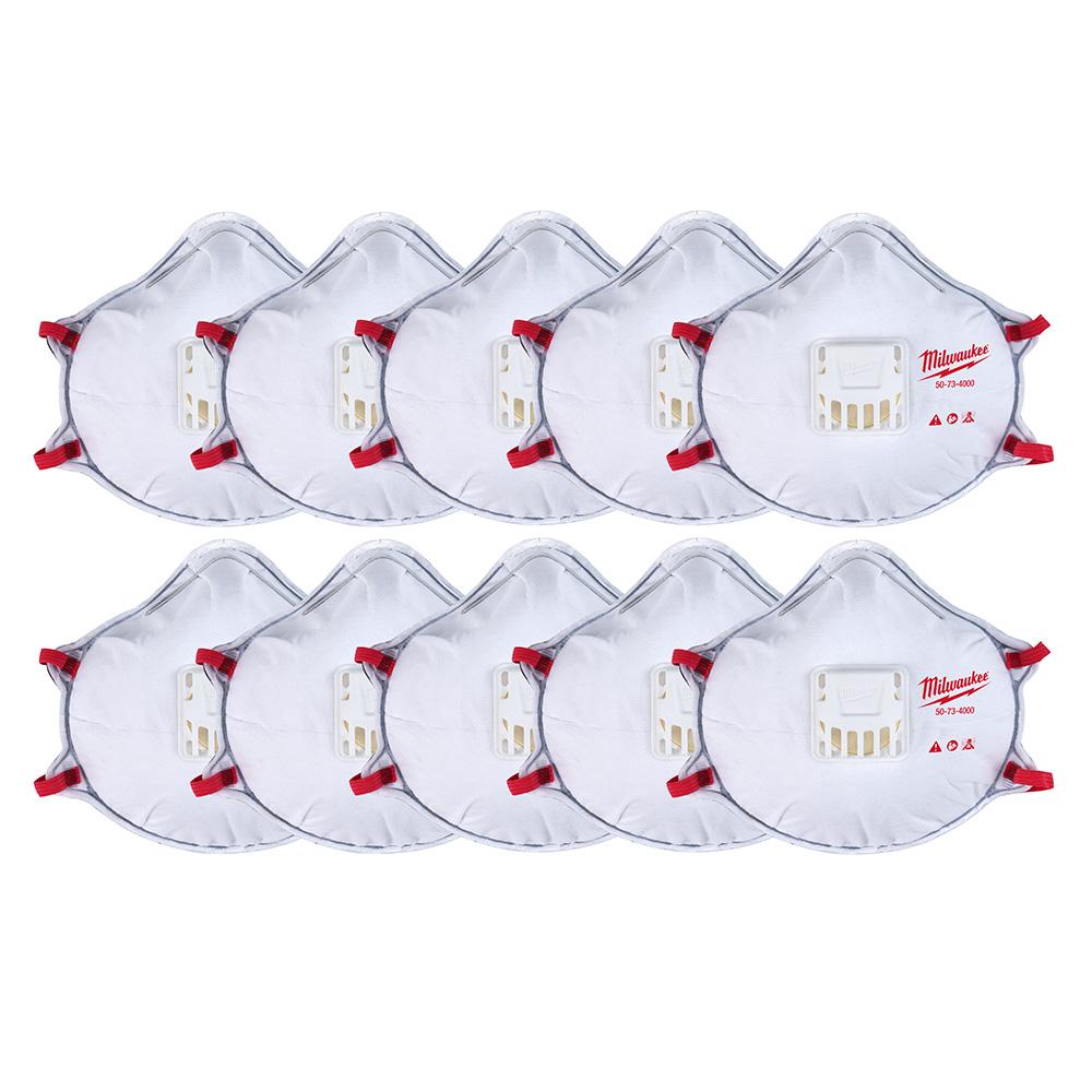 10PK N95 Valved Respirator with Gasket<span class=' ItemWarning' style='display:block;'>Item is usually in stock, but we&#39;ll be in touch if there&#39;s a problem<br /></span>