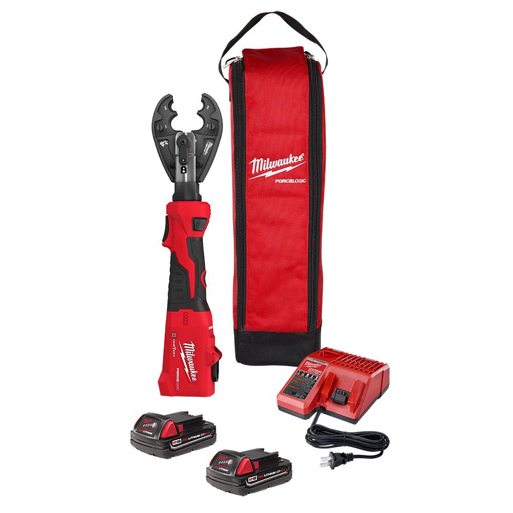 M18™ FORCE LOGIC™ 6T Linear Utility Crimper Kit w/ BG-D3 Jaw<span class=' ItemWarning' style='display:block;'>Item is usually in stock, but we&#39;ll be in touch if there&#39;s a problem<br /></span>