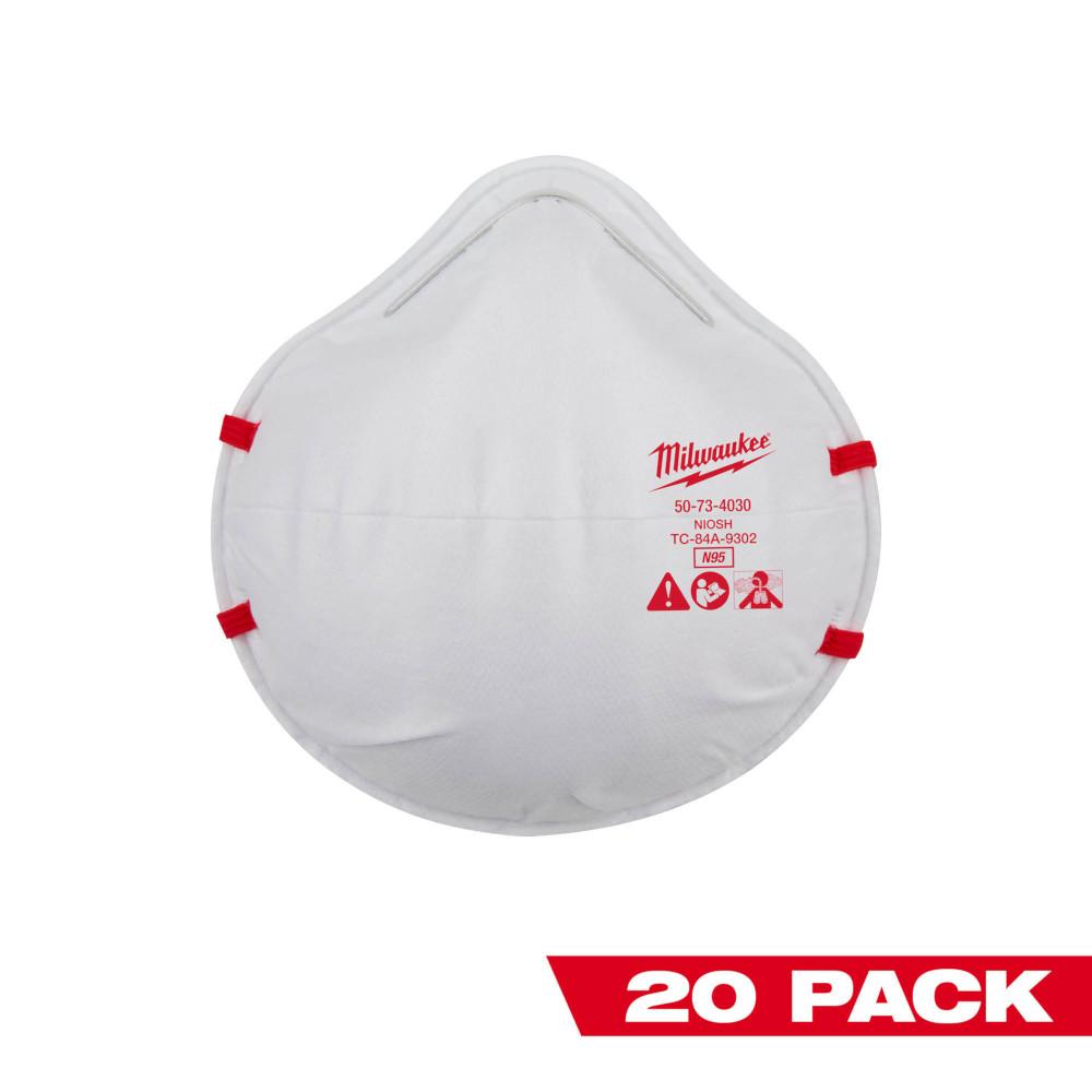 20PK N95 Respirator<span class=' ItemWarning' style='display:block;'>Item is usually in stock, but we&#39;ll be in touch if there&#39;s a problem<br /></span>