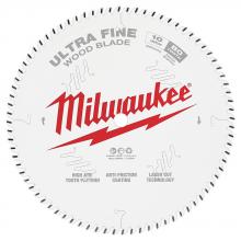 Milwaukee 48-40-1032 - 10 in. 80T Ultra Fine Finish Circular Saw Blade