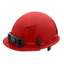 Milwaukee 48-73-1128 - Red Front Brim Hard Hat w/6pt Ratcheting Suspension - Type 1, Class E