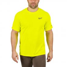 Milwaukee 414HV-S - WORKSKIN™ Lightweight Performance Shirt - Short Sleeve - HI Vis S