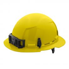 Milwaukee 48-73-1123 - Yellow Full Brim Hard Hat w/6pt Ratcheting Suspension - Type 1, Class E