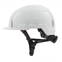 Milwaukee 48-73-1321 - White Front Brim Safety Helmet (USA) - Type 2, Class E