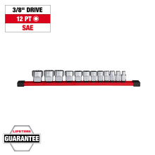 Milwaukee 48-22-9420 - 12pc 3/8" Drive 12-Point SAE Socket Set