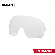 Milwaukee 48-73-1451 - 10pk Clear Eye Visor Replacement Lenses