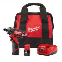 Milwaukee 2406-22 - M12™ 1/4 in. Hex 2 Speed Screwdriver Kit