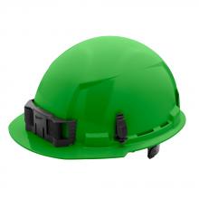 Milwaukee 48-73-1126 - Green Front Brim Hard Hat w/6pt Ratcheting Suspension - Type 1, Class E