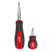 Milwaukee 48-22-2763 - 2pc 11-in-1 Multi-Bit Screwdriver and 6-IN-1 Stubby Multi-Bit Screwdriver