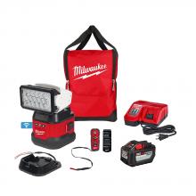 Milwaukee 2123-21HD - M18™ Utility Remote Control Search Light Kit w/ Portable Base