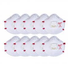 Milwaukee 48-73-4014 - 10PK N95 Valved Respirator