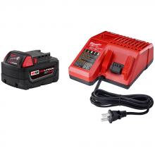 Milwaukee 48-59-1850 - M18™ REDLITHIUM™ XC 5.0Ah Battery and Charger Starter Kit