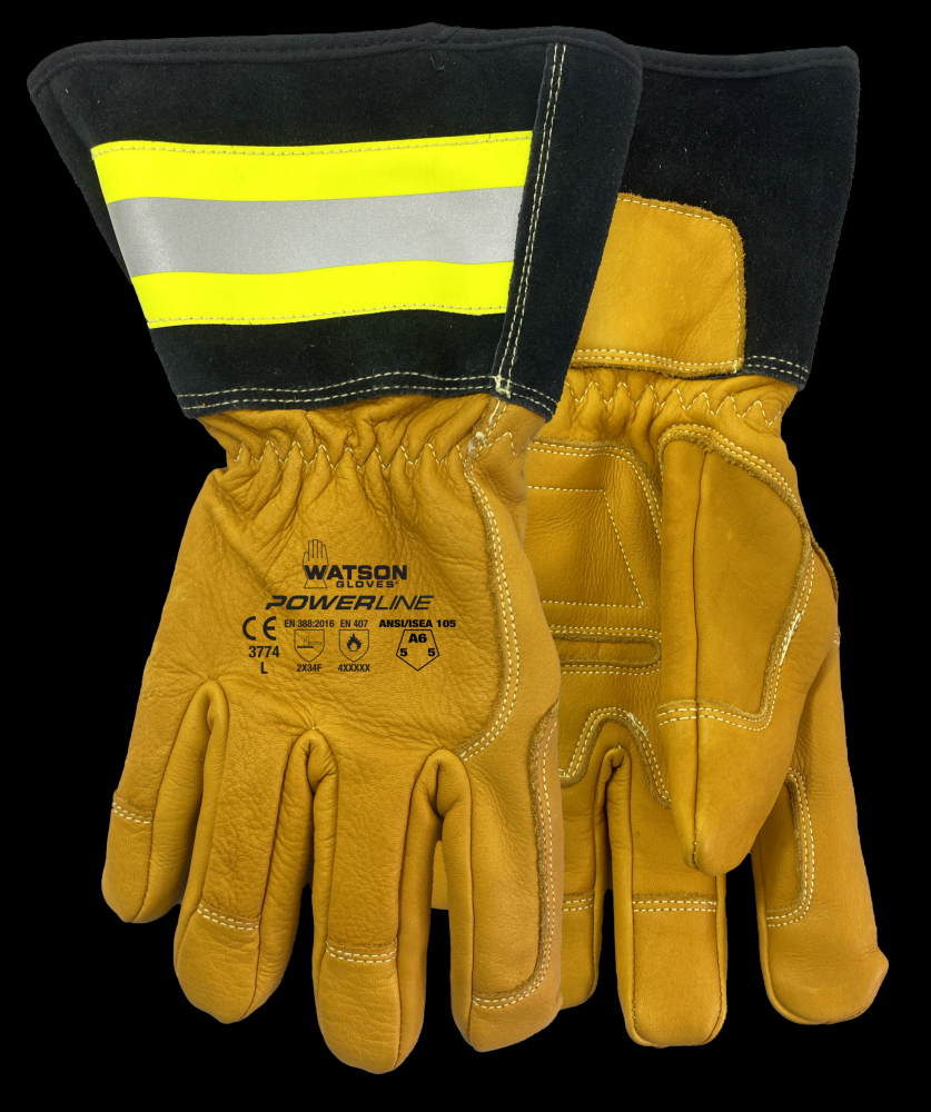 POWERLINE A6 FULLGRAIN COW REFLECTIVE DOUG CUFF UTILITY - XXXL<span class=' ItemWarning' style='display:block;'>Item is usually in stock, but we&#39;ll be in touch if there&#39;s a problem<br /></span>