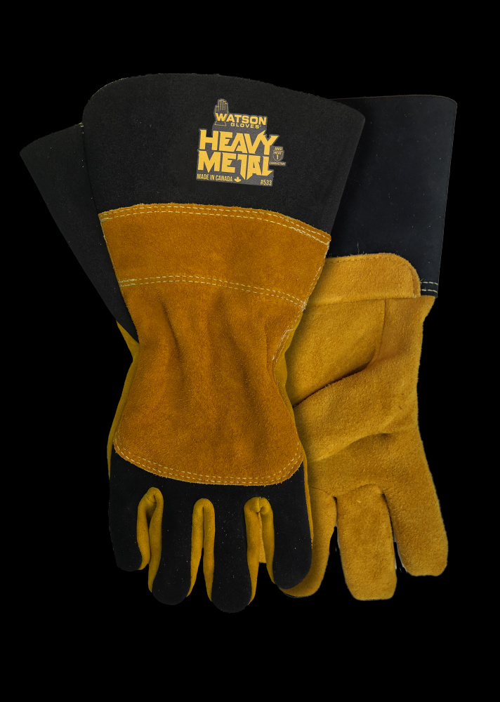 BLACK VELVET SPLIT ELK BACK ELK FULL REVERSE PALM WELDING - L<span class=' ItemWarning' style='display:block;'>Item is usually in stock, but we&#39;ll be in touch if there&#39;s a problem<br /></span>