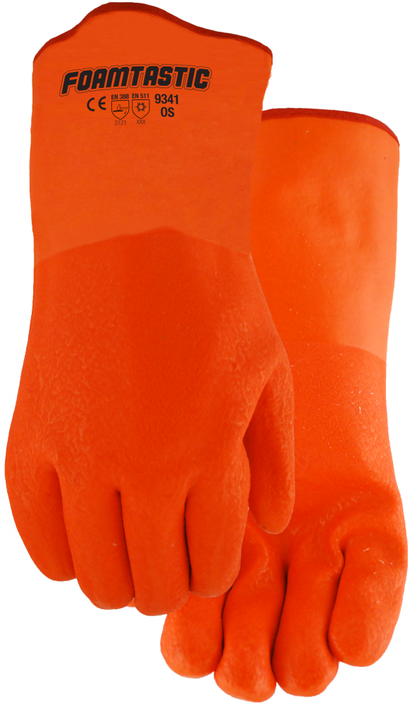 FOAMTASTIC HI-VIS ORANGE PVC GAUNTLET<span class=' ItemWarning' style='display:block;'>Item is usually in stock, but we&#39;ll be in touch if there&#39;s a problem<br /></span>