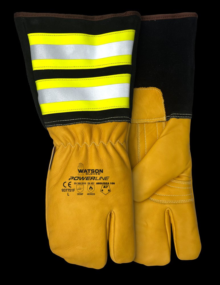 POWERLINE A7 FULL COW C100/C200 LINED 1 FINGER MITT UTILITY - L<span class=' ItemWarning' style='display:block;'>Item is usually in stock, but we&#39;ll be in touch if there&#39;s a problem<br /></span>