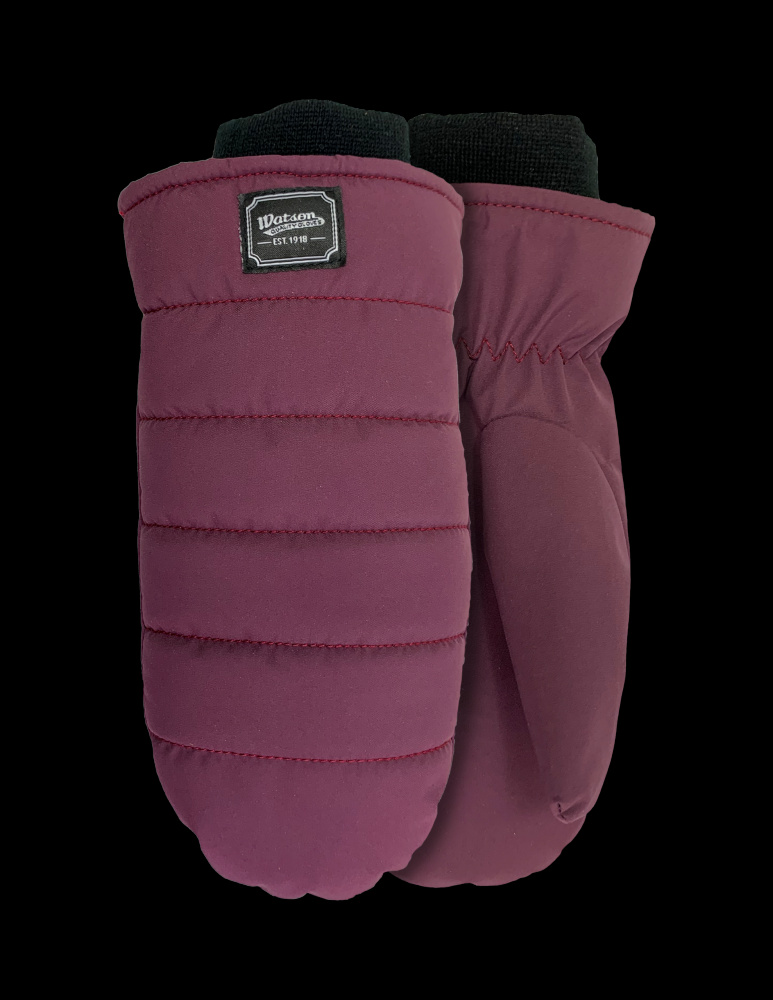 PURPLE PUFFER MITT TASLON BACK AND PALM EC200 LINED LIFESTYLE - L<span class=' ItemWarning' style='display:block;'>Item is usually in stock, but we&#39;ll be in touch if there&#39;s a problem<br /></span>