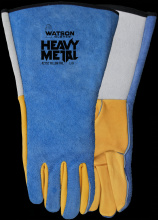 Watson Gloves 2752-M - YELLOW TAIL FULLGRAIN DEER PALM SPLIT COW BACK WELDING - M