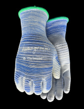 Watson Gloves 317-L - LITE AS A FEATHER WASTENOT RECLAIM POLYURETHANE PALM GARDEN - L