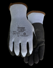 Watson Gloves 337-X - STEALTH HYBRID WASTENOT CRINKLE LATEX W RECLAIM COATED - X