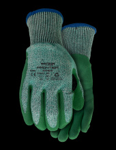 Watson Gloves 351-XS - STEALTH FRONTIER A5 13GG WASTENOT SANDY LATEX COATED - XS