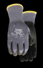 Watson Gloves 367-S - STEALTH FALCON A3 15GG FOAM NITRILE COATED - S