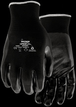 Watson Gloves 390-S - STEALTH ORIGINAL NITRILE PALM NYLON SHELL COATED - S