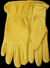 Watson Gloves 476-M - WILD DEERSKIN FULLGRAIN DEER WOMENS DRIVER - M