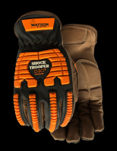 Watson Gloves 5785-XS - SHOCK TROOPER A7 D30 BACK OF HAND & ANTIVIBE PALM GOATSKIN - XS