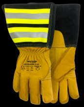Watson Gloves 93775-XXL - POWERLINE A7 FULL COW C100 LINED 6 INCH GAUNTLET UTILITY - XXL