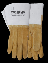 Watson Gloves 9525-12 - BUCKWELD SPLIT ELK CLUTE CUT COTTON FLEECE LINED WELDING - 12