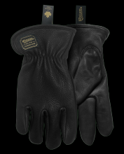 Watson Gloves 9897-M - THE DUKE FLEECE LINED BLACK - MEDIUM