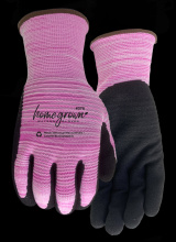 Watson Gloves 376-L - ROSE 15GG WASTENOT SANDY LATEX W RECLAIM WOMENS GARDEN - L